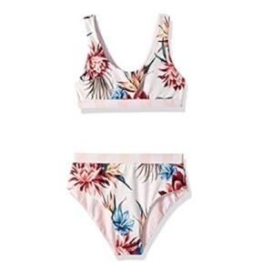 Splendid  Reversal-able  Floral Bikini  Set Size 7